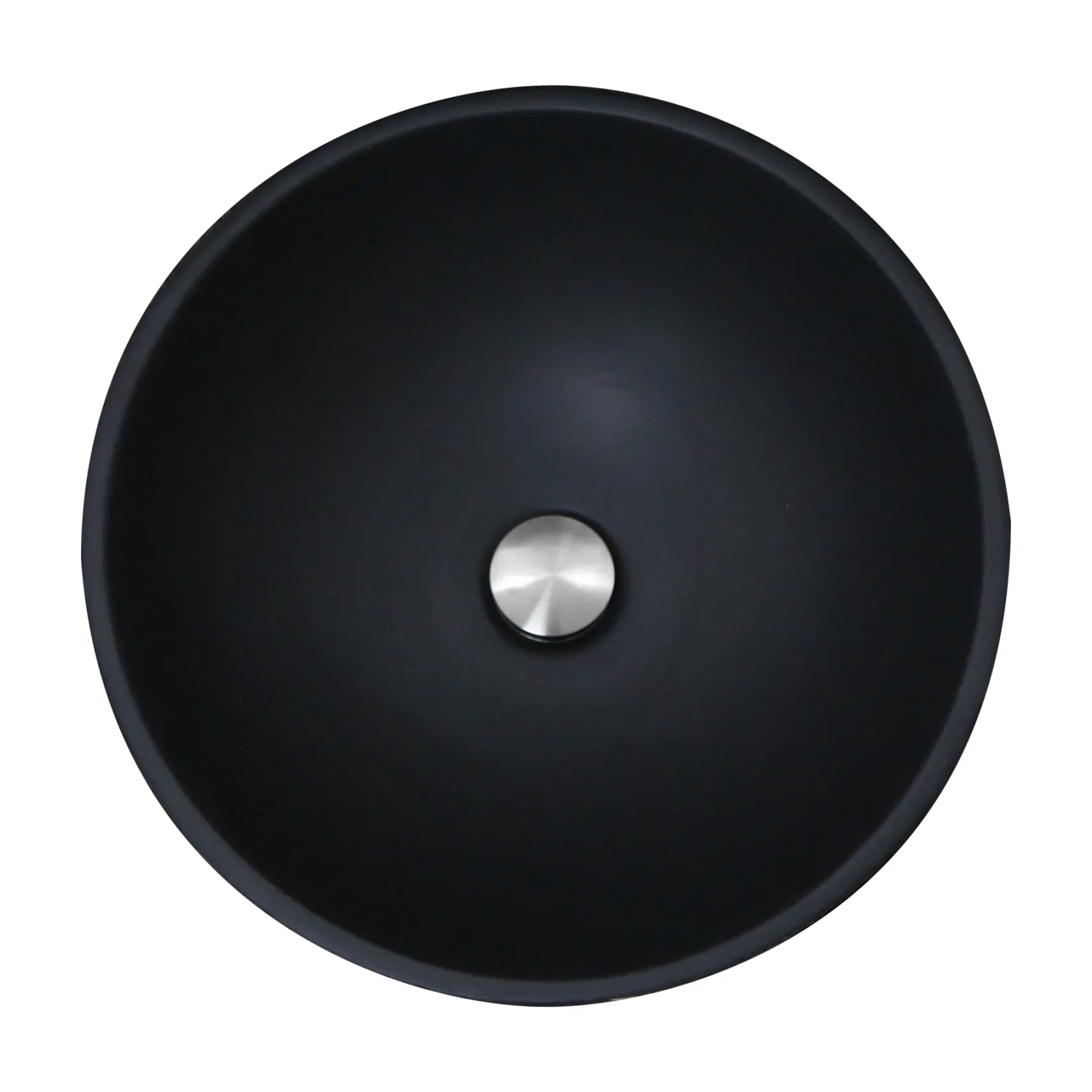 Nantucket Sinks Regatta 17" Fireclay Bathroom Vessel Sink, Matte Black/Gold, RC7040GMS-MB
