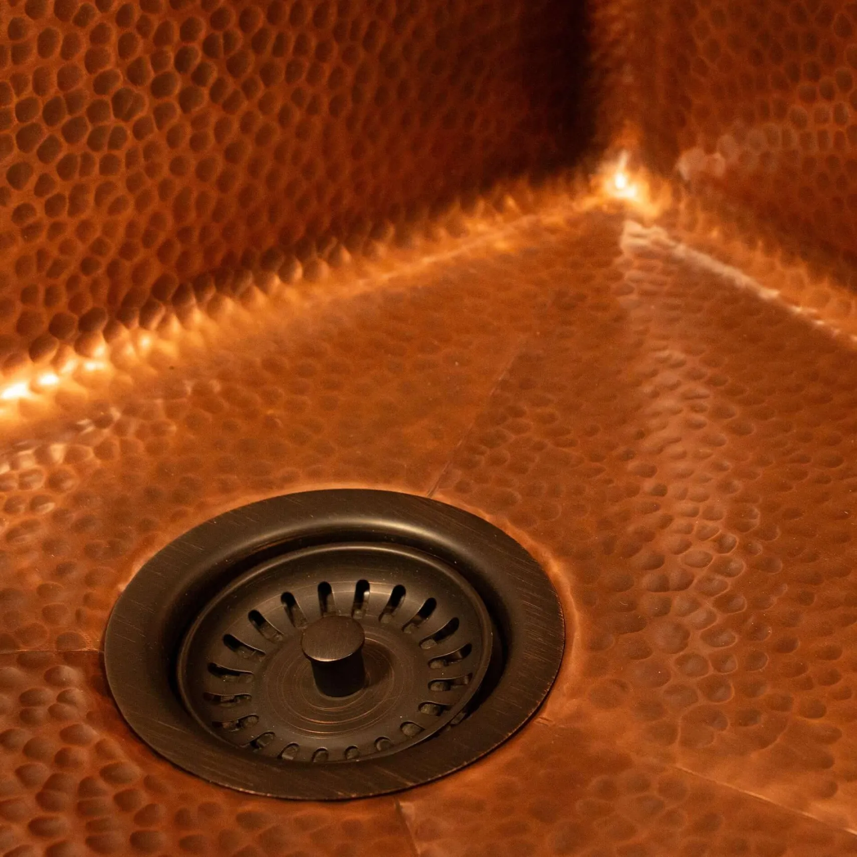 Nantucket Sinks x Studio Dearborn Brightwork 39" Undermount Copper Kitchen Sink with Accessories, 16 Gauge, STEPPE3918-HC