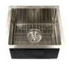 Nantucket Sinks All Weather 15" Undermount 316 Marine Grade Stainless Steel Kitchen Sink with Accessories, 16 Gauge, AW1515-16