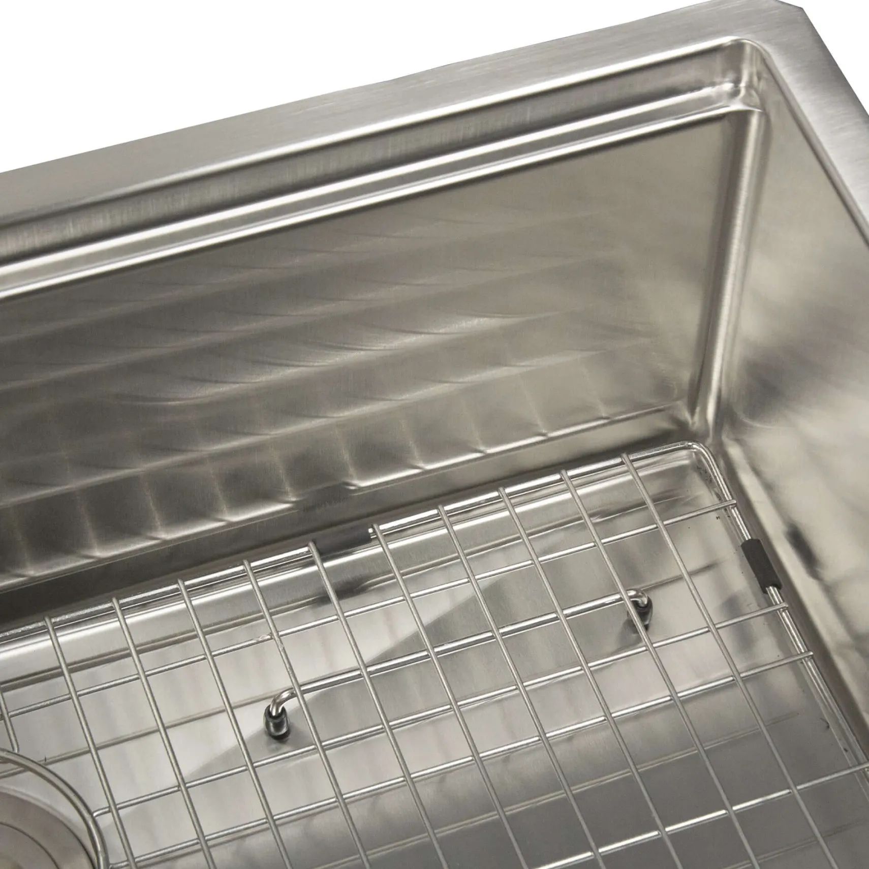 Nantucket Sinks All Weather 32" Undermount 316 Marine Grade Stainless Steel Kitchen Sink with Accessories, 16 Gauge, AW-PS-3219-16
