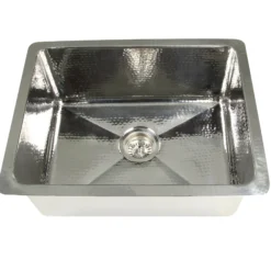 Nantucket Sinks Brightwork Home 23" Undermount Stainless Steel Kitchen/Laundry Sink, 16 Gauge, KSSH2318-9