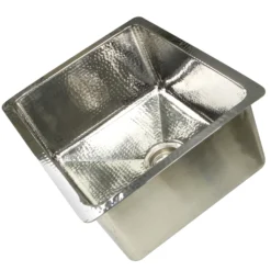 Nantucket Sinks Brightwork Home 23" Undermount Stainless Steel Kitchen/Laundry Sink, 16 Gauge, KSSH2318-9