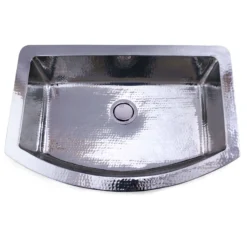 Nantucket Sinks Brightwork Home 33" Stainless Steel Farmhouse Sink, 16 Gauge, FSSH3322