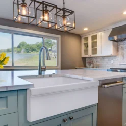 Nantucket Sinks Cape 36" Fireclay Farmhouse Sink, White, Yarmouth-36W
