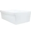 Nantucket Sinks Cape 30" Fireclay Farmhouse Sink, White, WHFCDL30