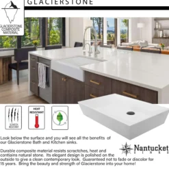 Nantucket Sinks Glacierstone 31