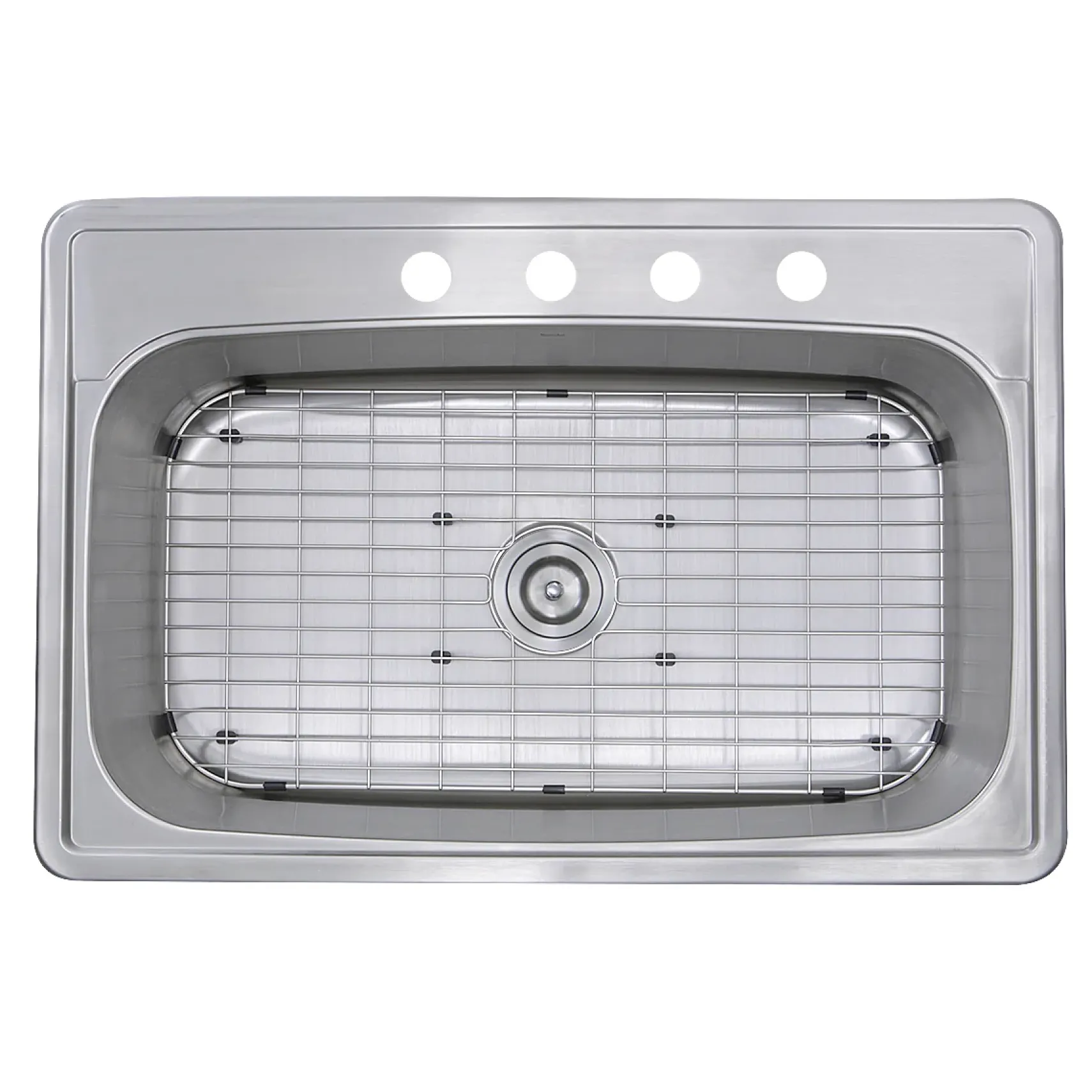 Nantucket Sinks Madaket 33" Stainless Steel Kitchen Sink, 18 Gauge, NS3322-8