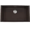 Nantucket Sinks Plymouth 33" Granite Composite Kitchen Sink, Brown, PR3320-BR-UM