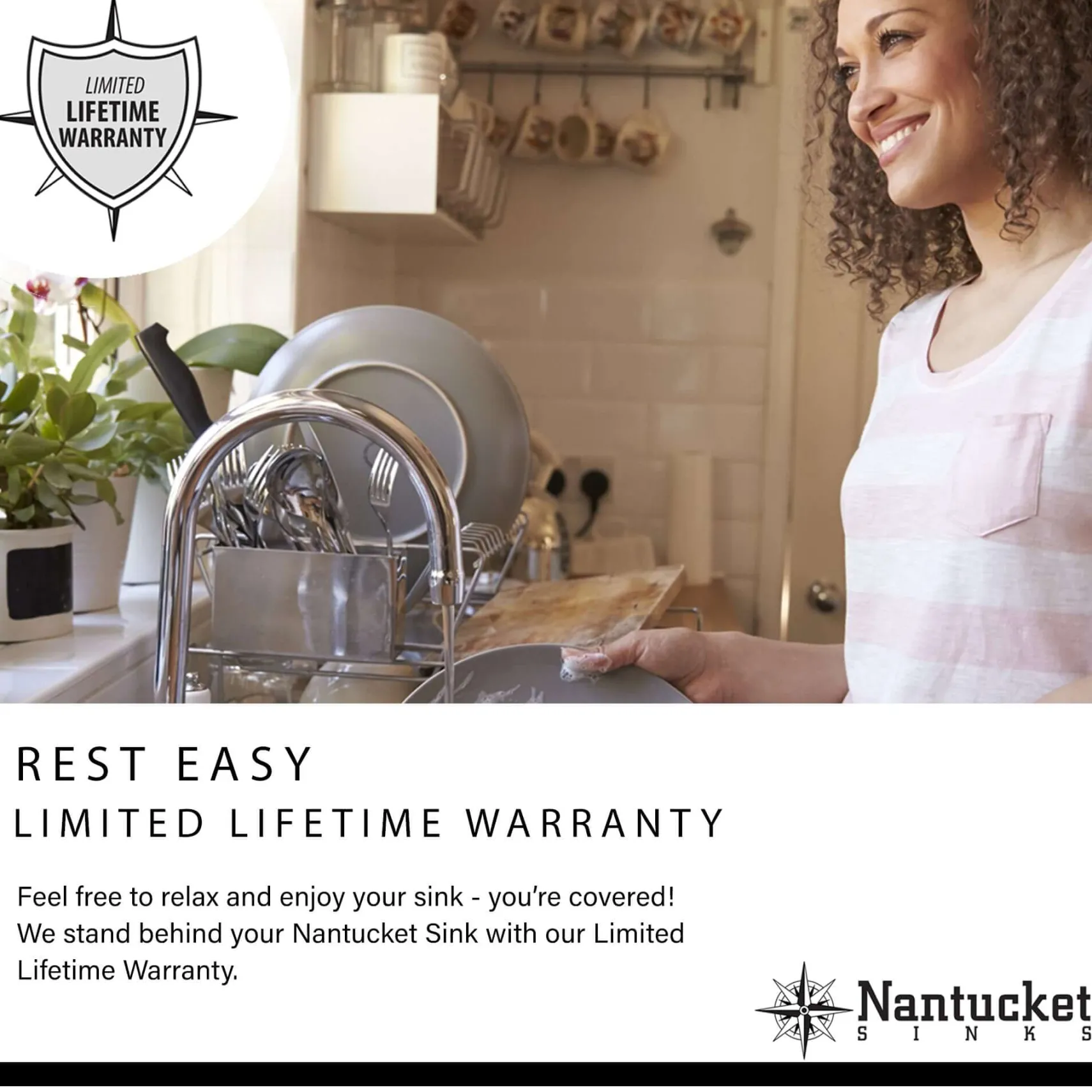 Nantucket Sinks Pro Series 33" 304 Stainless Steel Retrofit Farmhouse Sink with Accessories, EZApron33-9