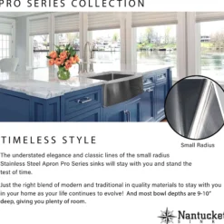 Nantucket Sinks Pro Series 33