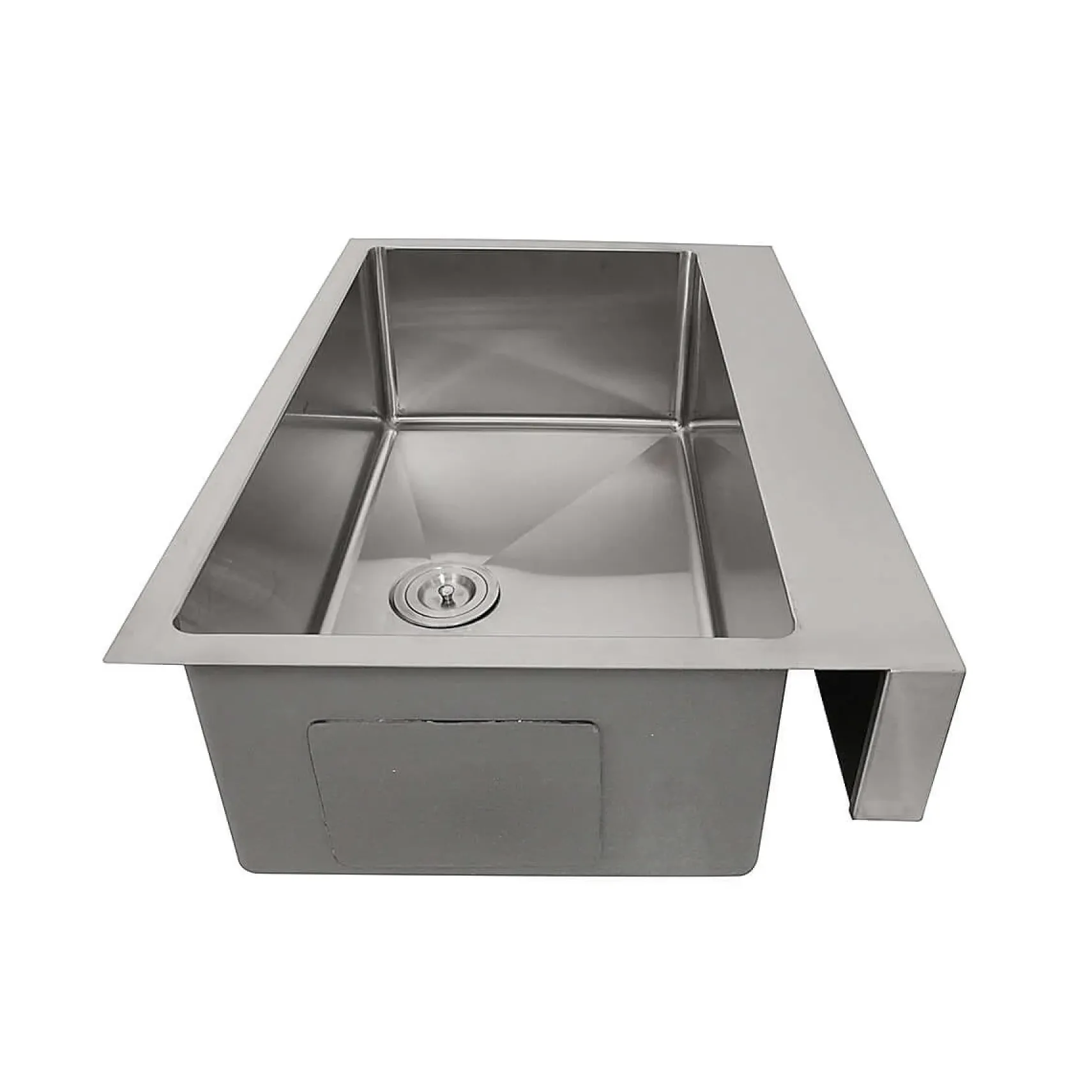 Nantucket Sinks Pro Series 33" Stainless Steel Retrofit Farmhouse Sink, 16 Gauge, EZApron33-5.5
