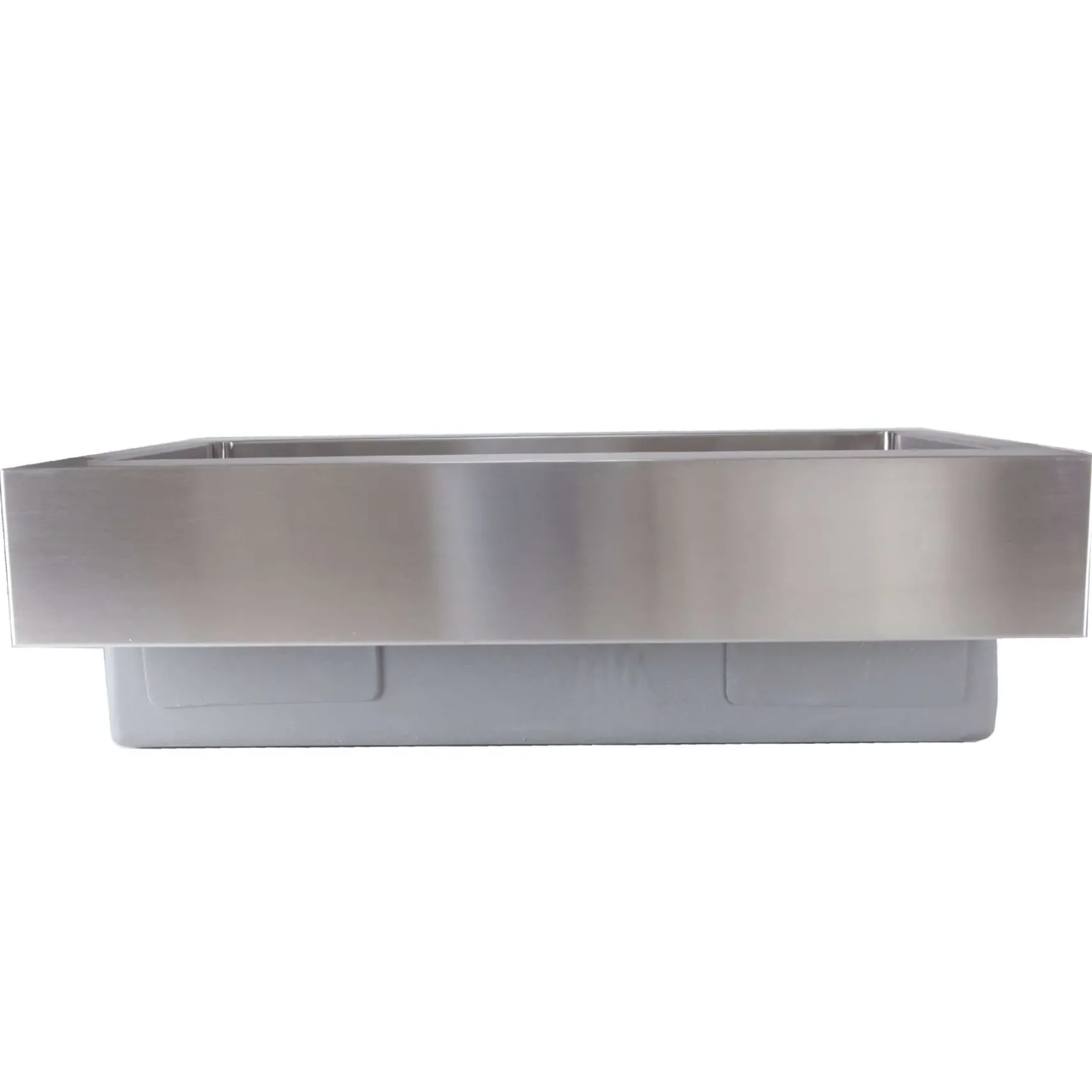 Nantucket Sinks Pro Series 33" Stainless Steel Retrofit Farmhouse Sink, 16 Gauge, EZApron33-5.5