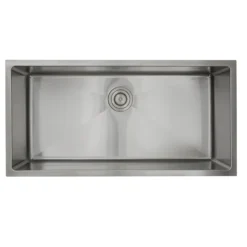 Nantucket Sinks Pro Series 36" Stainless Steel Kitchen Sink, 16 Gauge, SR3618-16