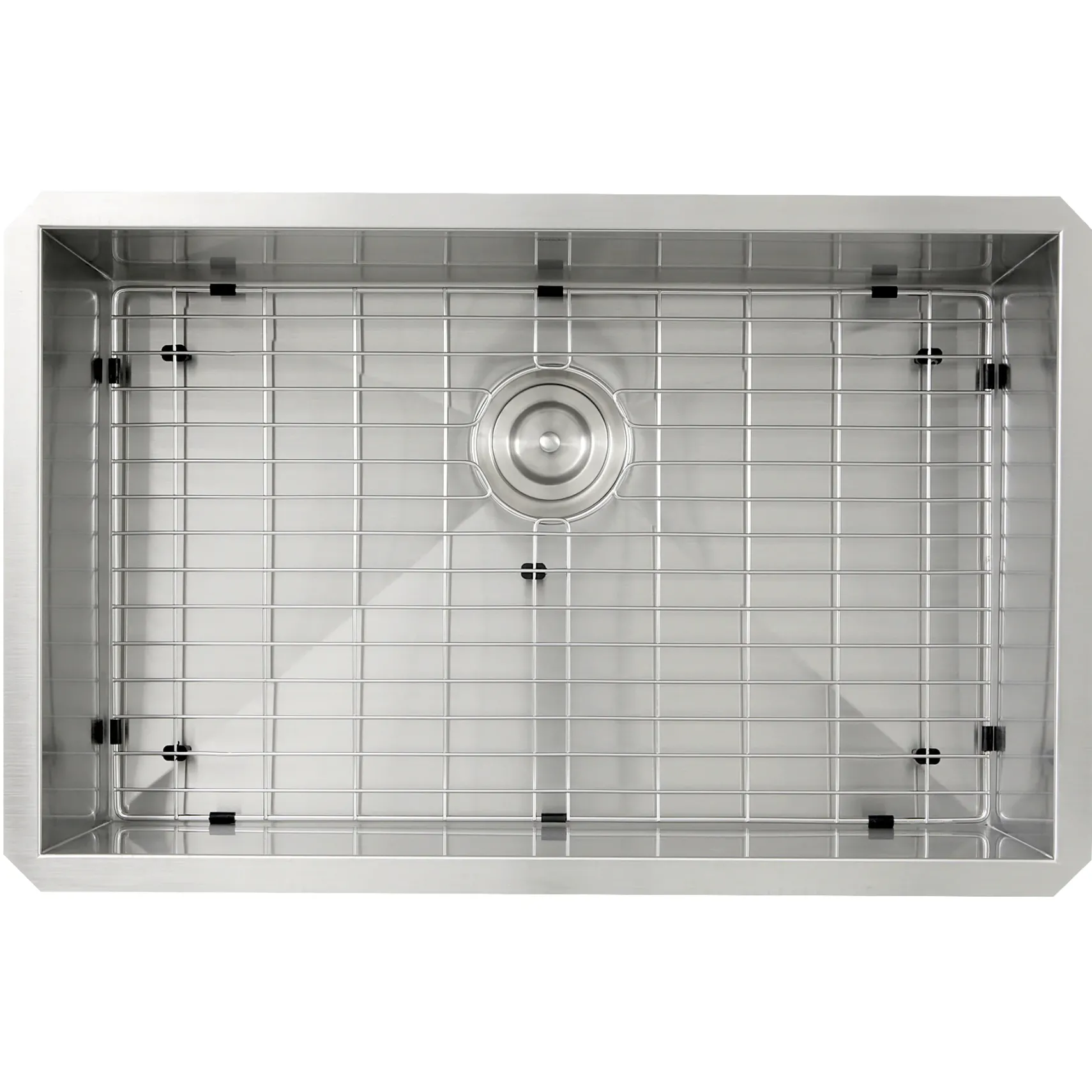 Nantucket Sinks Pro Series 28" Stainless Steel Kitchen Sink, 16 Gauge, ZR2818-8-16