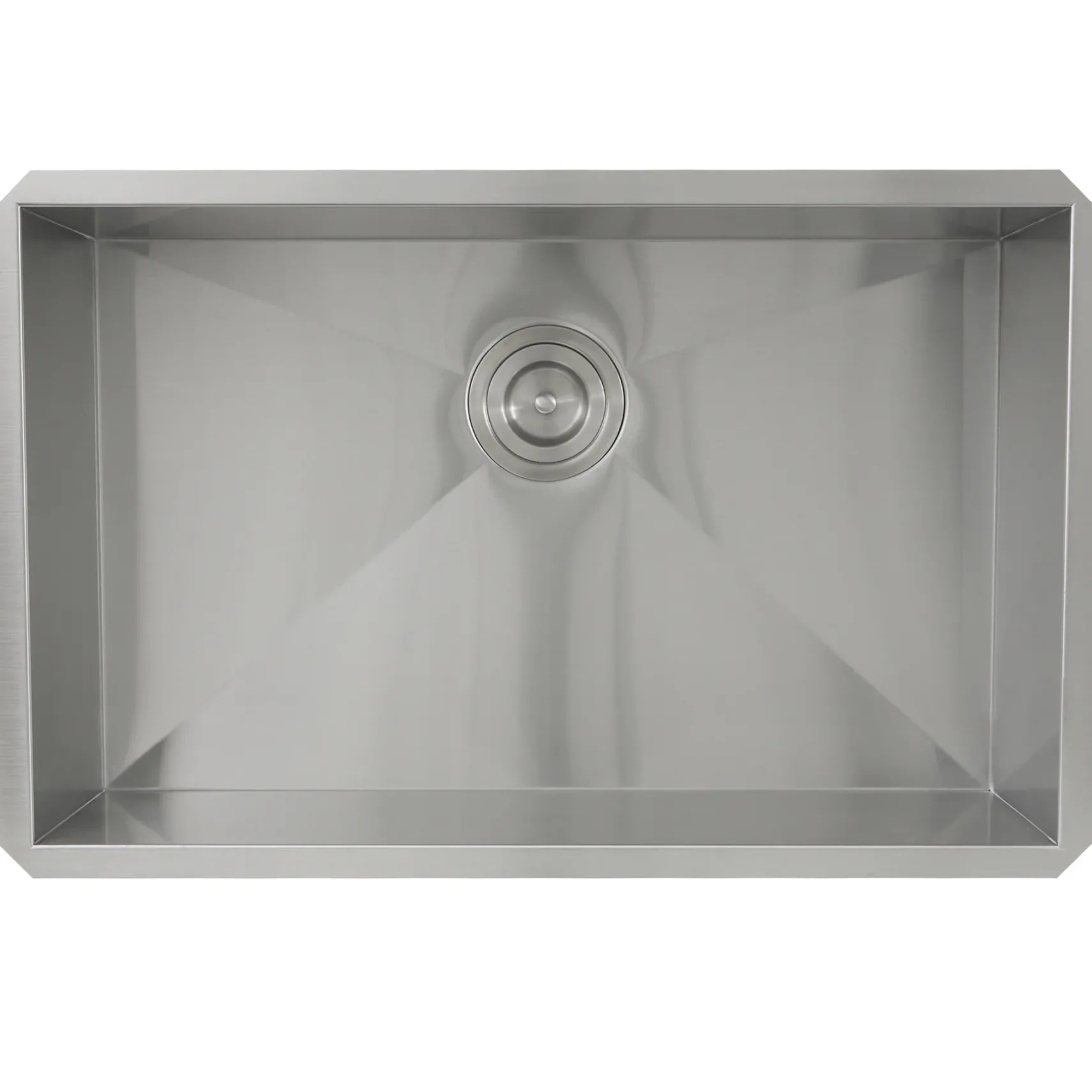 Nantucket Sinks Pro Series 28" Stainless Steel Kitchen Sink, 16 Gauge, ZR2818-8-16