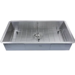 Nantucket Sinks Pro Series 30" Stainless Steel Kitchen Sink, 16 Gauge, SS-PRO-ZR3018-5.5