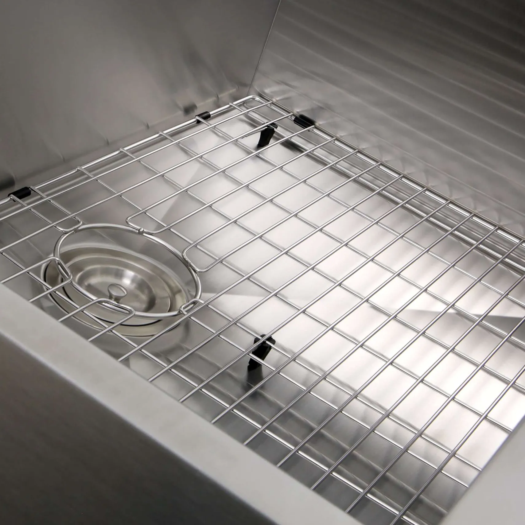 Nantucket Sinks Pro Series 33" Stainless Steel Farmhouse Sink, 16 Gauge, APRON332010-16