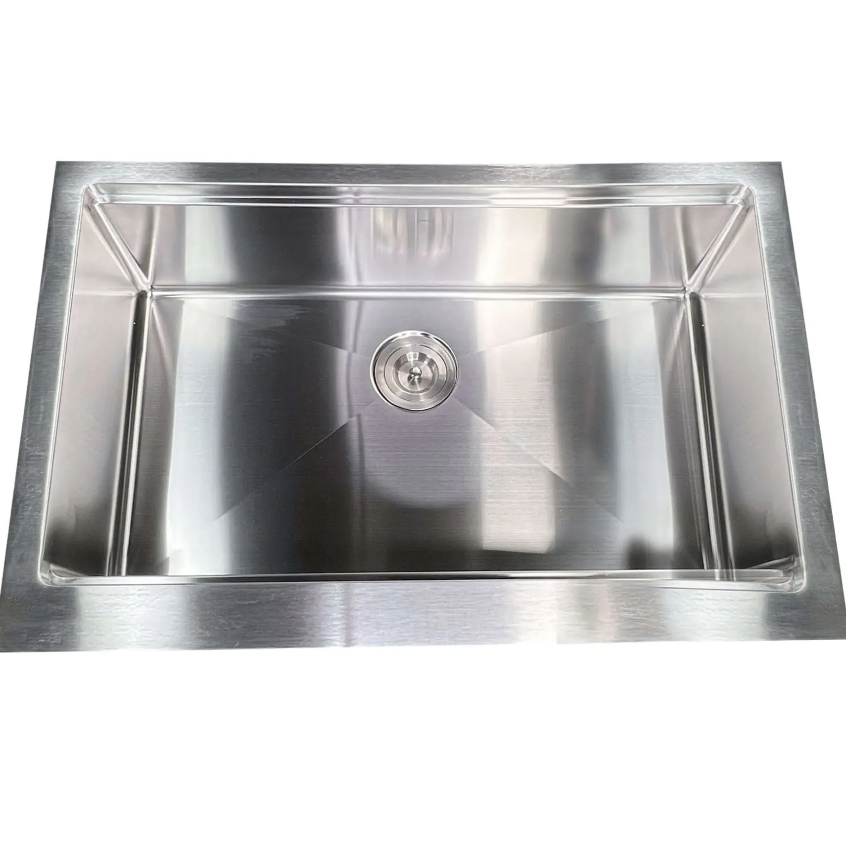 Nantucket Sinks Pro Series 33" 304 Stainless Steel Workstation Farmhouse Sink with Accessories, 16 Gauge, AP-PS-3221-16