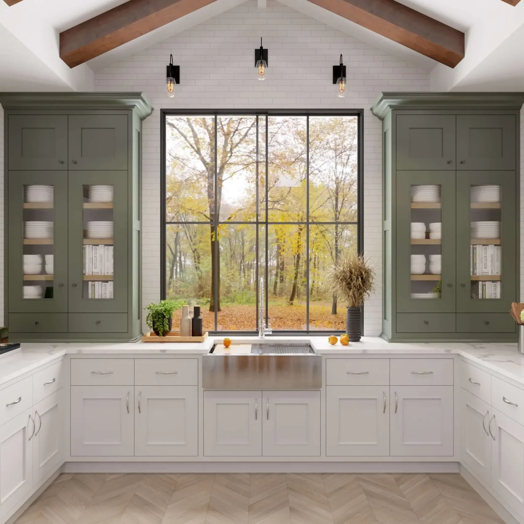 Nantucket Sinks Pro Series 33" 304 Stainless Steel Workstation Farmhouse Sink with Accessories, 16 Gauge, AP-PS-3221-16