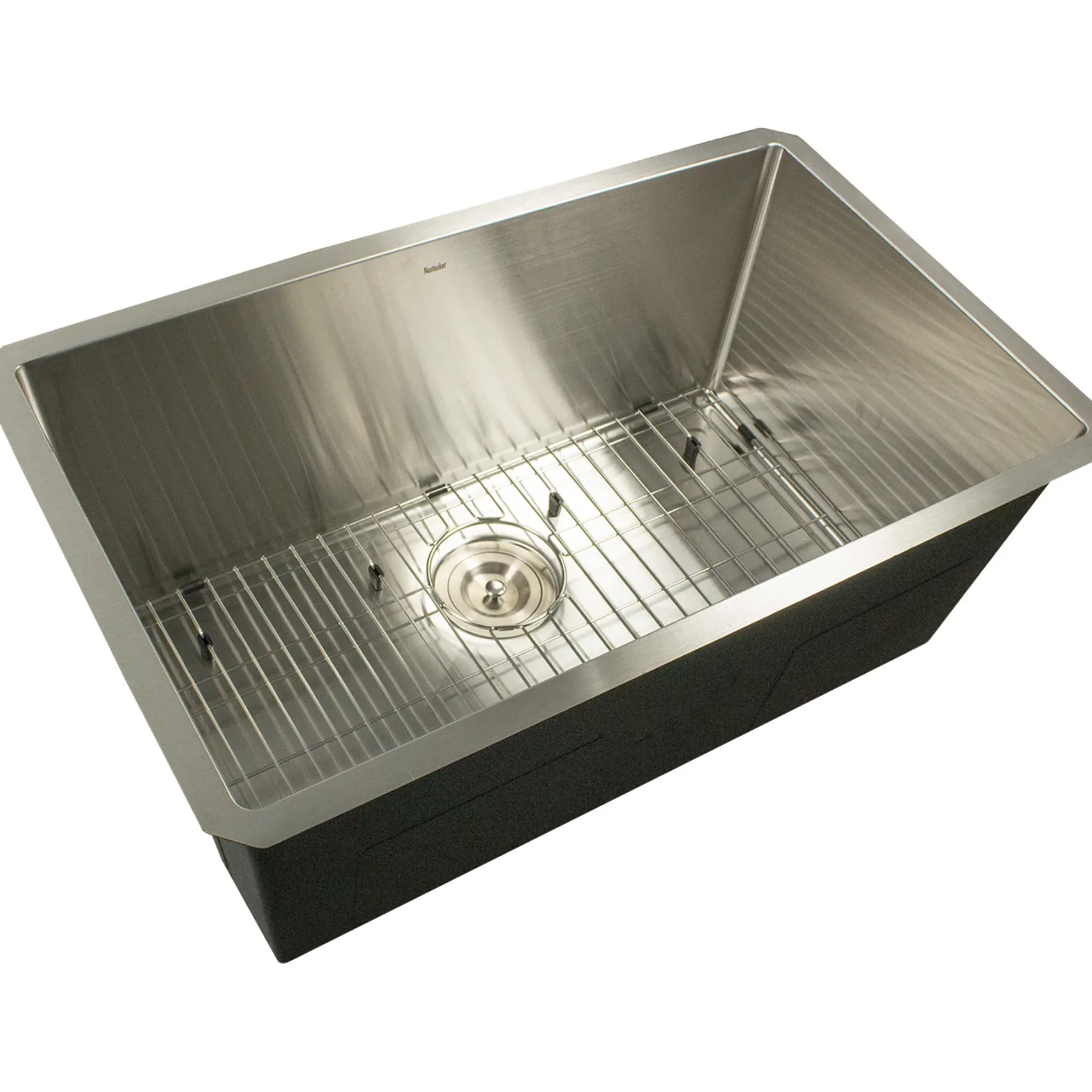 Nantucket Sinks Pro Series 30" Undermount 304 Stainless Steel Kitchen Sink, SR3018-12-16
