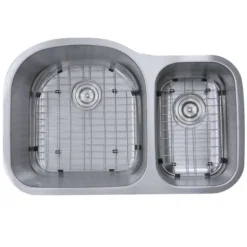 Nantucket Sinks Sconset 32" Stainless Steel Kitchen Sink, 16 Gauge, NS3121-16