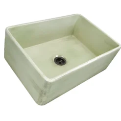 Nantucket Sinks Vineyard 30" Fireclay Farmhouse Sink, Light Green, FCFS3020S-ShabbyGreen
