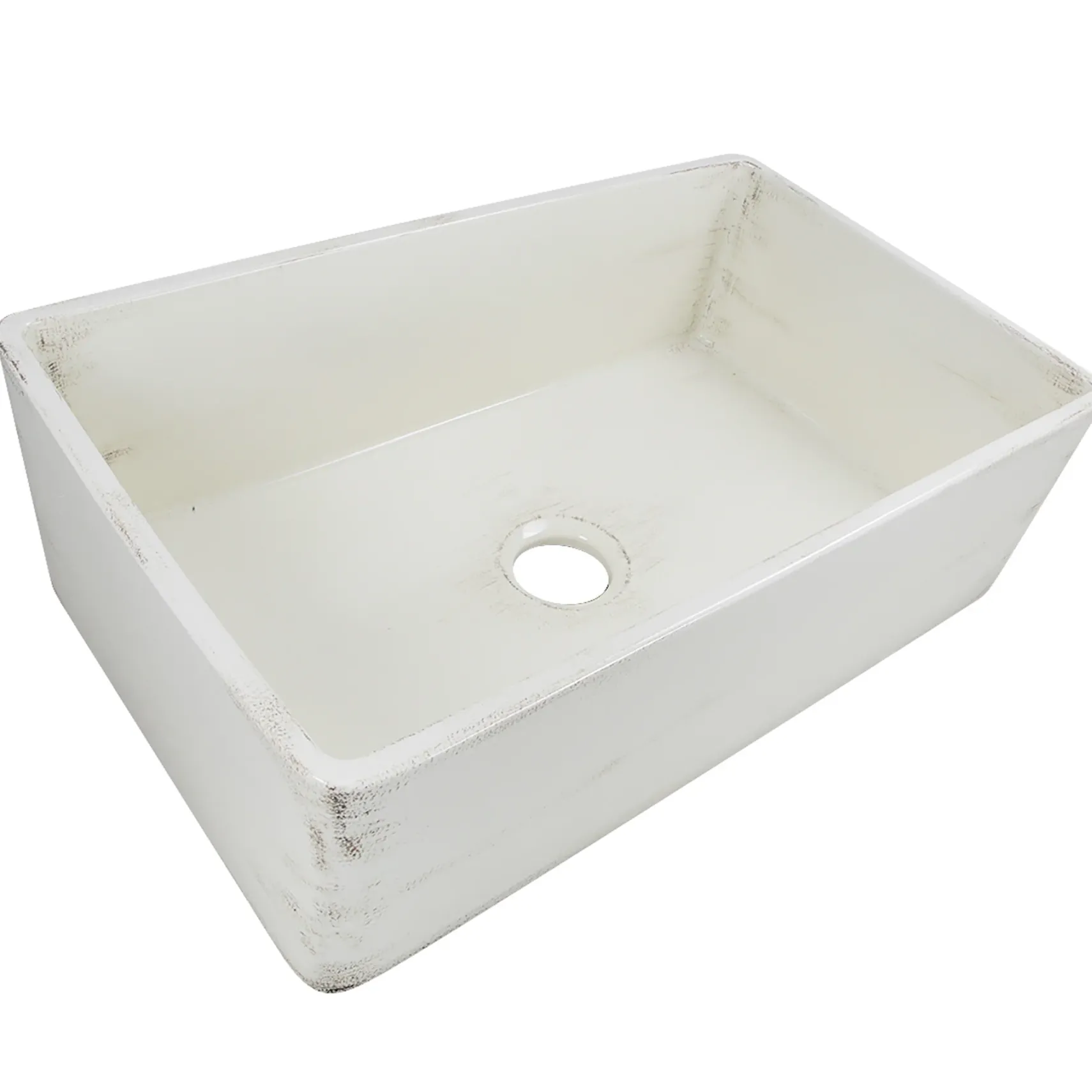 Nantucket Sinks Vineyard 30" Fireclay Farmhouse Sink, Pale Yellow, FCFS3020S-ShabbyStraw