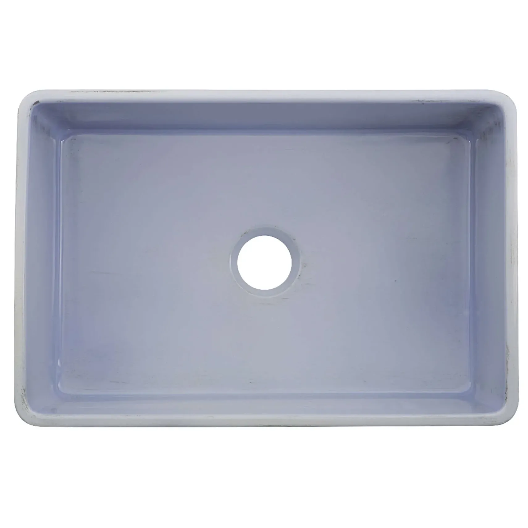 Nantucket Sinks Vineyard 30" Fireclay Farmhouse Sink, Light Blue, FCFS3020S-ShabbySugar