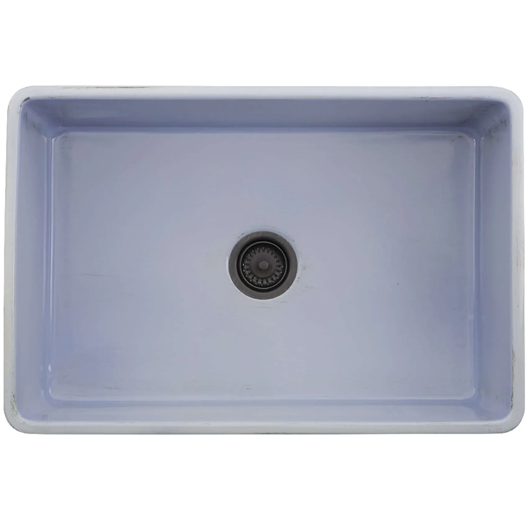 Nantucket Sinks Vineyard 30" Fireclay Farmhouse Sink, Light Blue, FCFS3020S-ShabbySugar