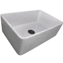 Nantucket Sinks Vineyard 30" Fireclay Farmhouse Sink, Various neutrals, FCFS3020S-PietraSarda