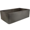 Nantucket Sinks Vineyard 30" Fireclay Farmhouse Sink, Concrete Grey, FCFS3020S-Concrete