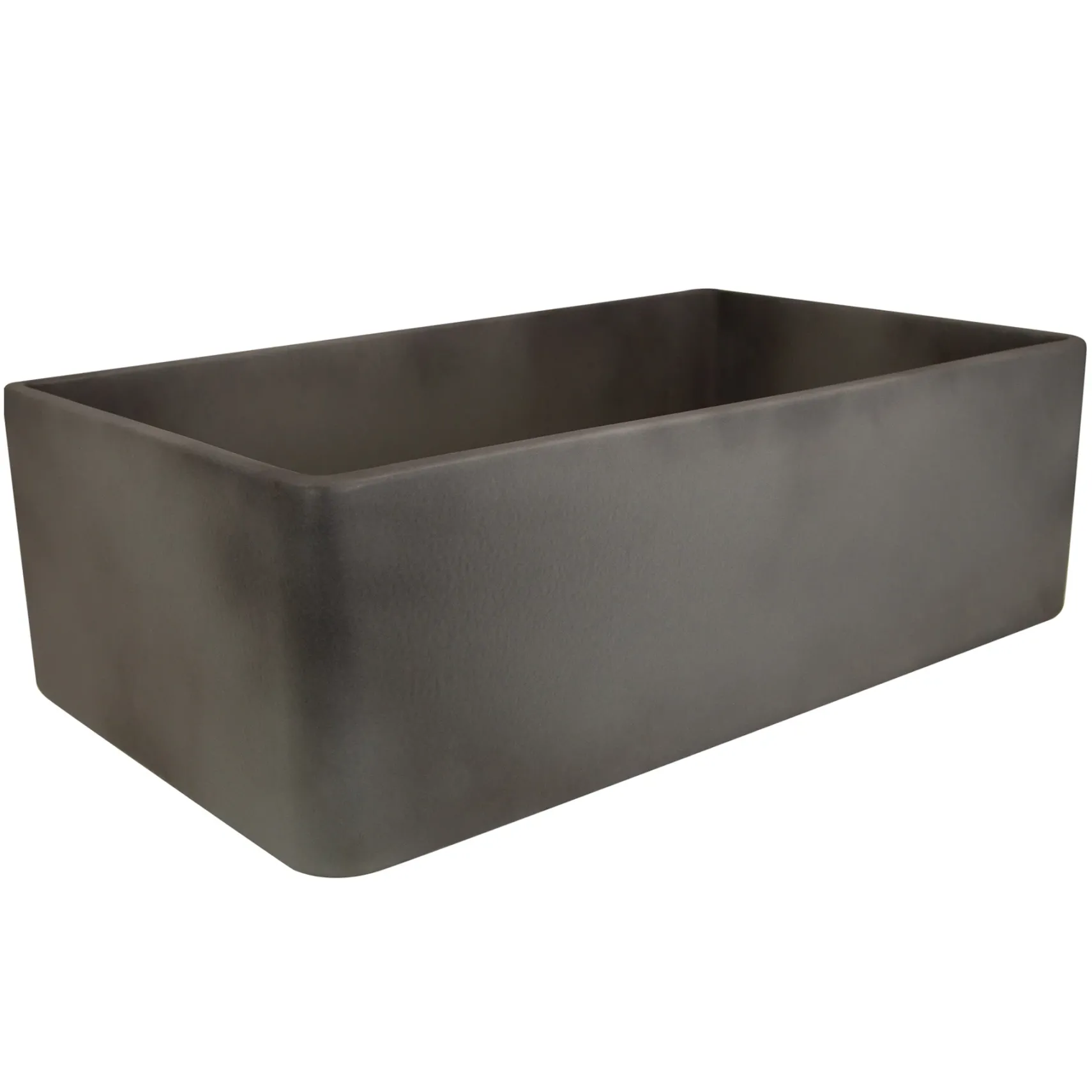 Nantucket Sinks Vineyard 30" Fireclay Farmhouse Sink, Concrete Grey, FCFS3020S-Concrete