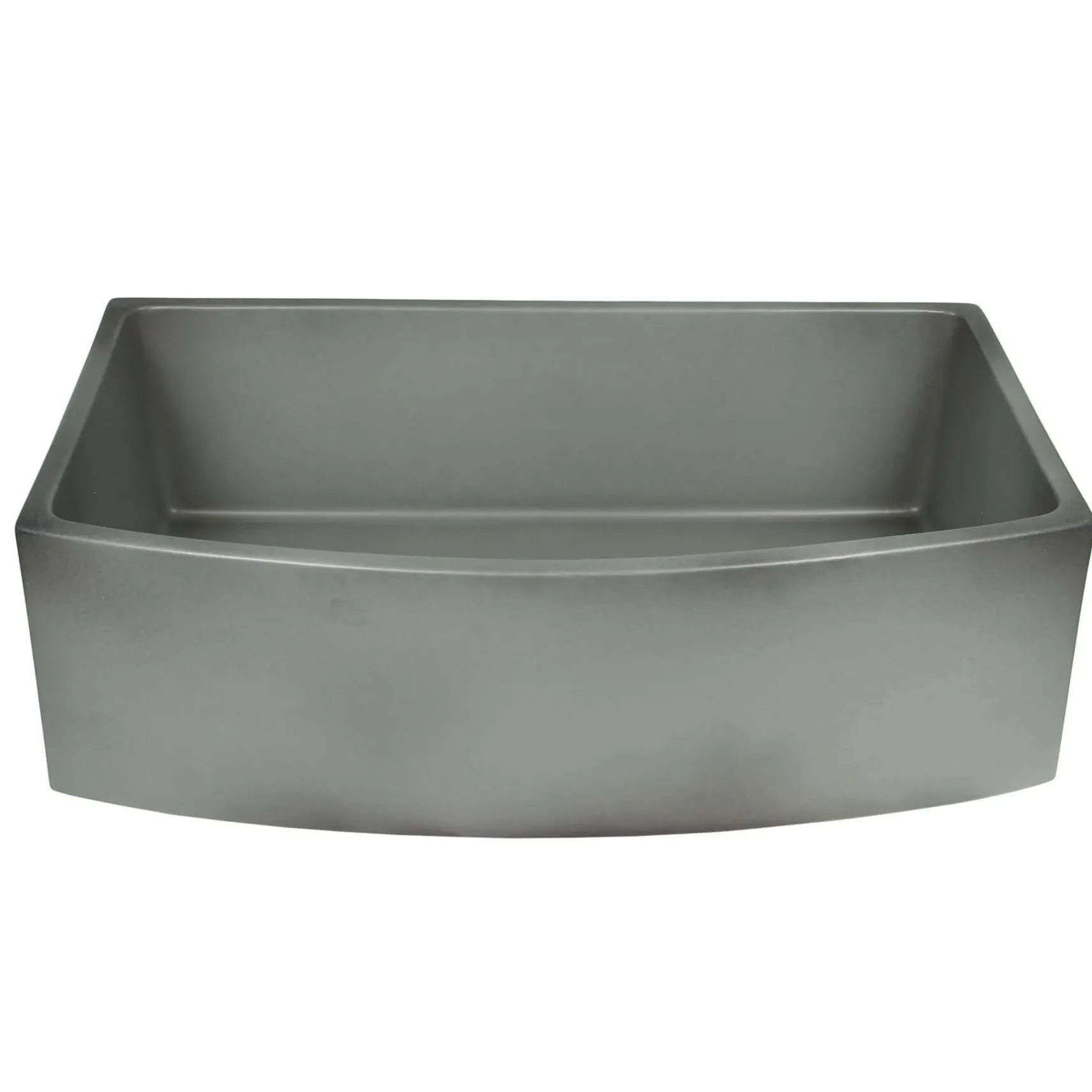 Nantucket Sinks Vineyard 33" Fireclay Farmhouse Sink with Accessories, Concrete, FCFS3320CA-C