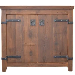 Native Trails 36" Americana Freestanding Vanity Base in Chestnut, Reclaimed Wood, VNB361