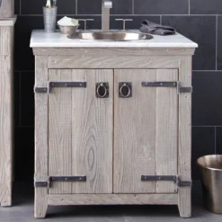 Native Trails 30" Americana Freestanding Vanity Base in Driftwood, VNB309