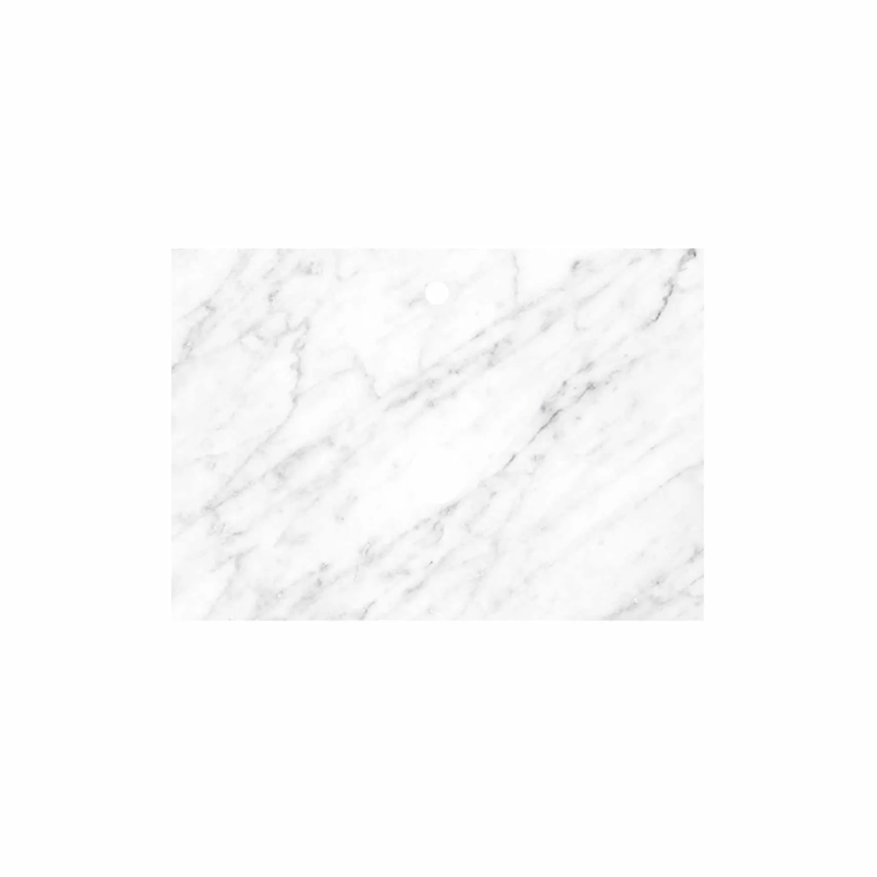 Native Trails 30" Carrara Vanity Top, Vessel with Single Faucet Hole, VT30-V-CA-1