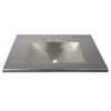 Native Trails 30" Cozumel Vanity Top with Integral Bathroom Sink in Brushed Nickel, VNT3055