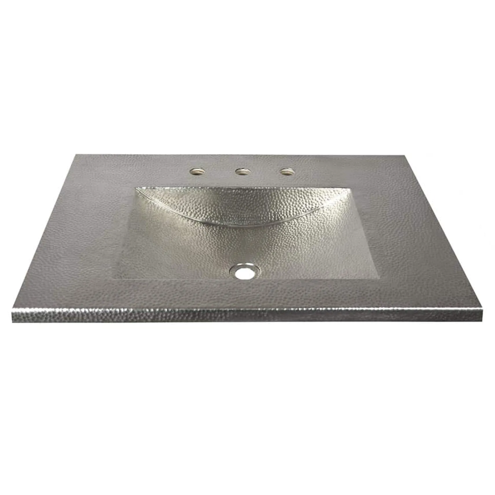 Native Trails 30" Cozumel Vanity Top with Integral Bathroom Sink in Brushed Nickel, VNT3055