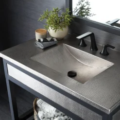 Native Trails 36" Cozumel Vanity Top with Integral Bathroom Sink in Brushed Nickel, VNT3655