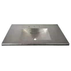 Native Trails 36" Cozumel Vanity Top with Integral Bathroom Sink in Brushed Nickel, VNT3655