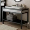 Native Trails 48" Cuzco Freestanding Vanity Base in Brushed Nickel, VNR485