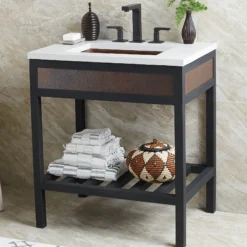 Native Trails 30" Cuzco Freestanding Vanity Base in Antique Copper, VNR302