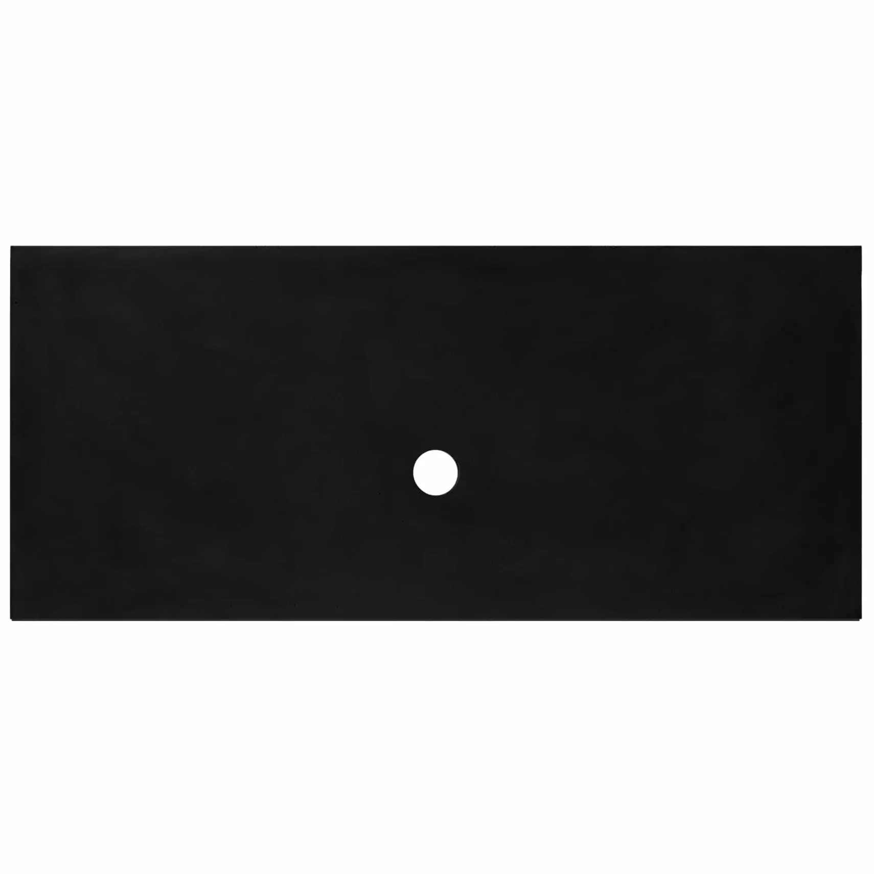 Native Trails 48" Native Stone ADA Vanity Top, Charcoal, Vessel with No Faucet Hole, VT48-V-C-0