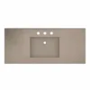 Native Trails 48" NativeStone Palomar Vanity Top with Integral Sink in Earth - 8" Widespread Cutout, NSVNT48-E