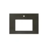 Native Trails 30" NativeStone Vanity Top, Slate, Rectangle 18x12 with Single Faucet Hole, VT30-R1812-S-1