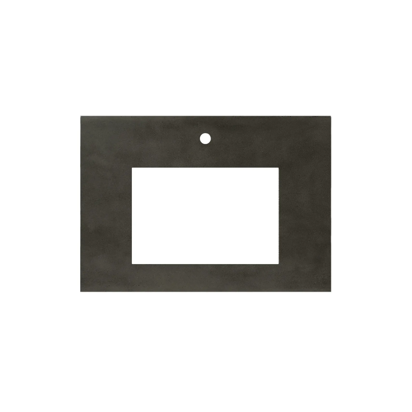Native Trails 30" NativeStone Vanity Top, Slate, Rectangle 18x12 with Single Faucet Hole, VT30-R1812-S-1
