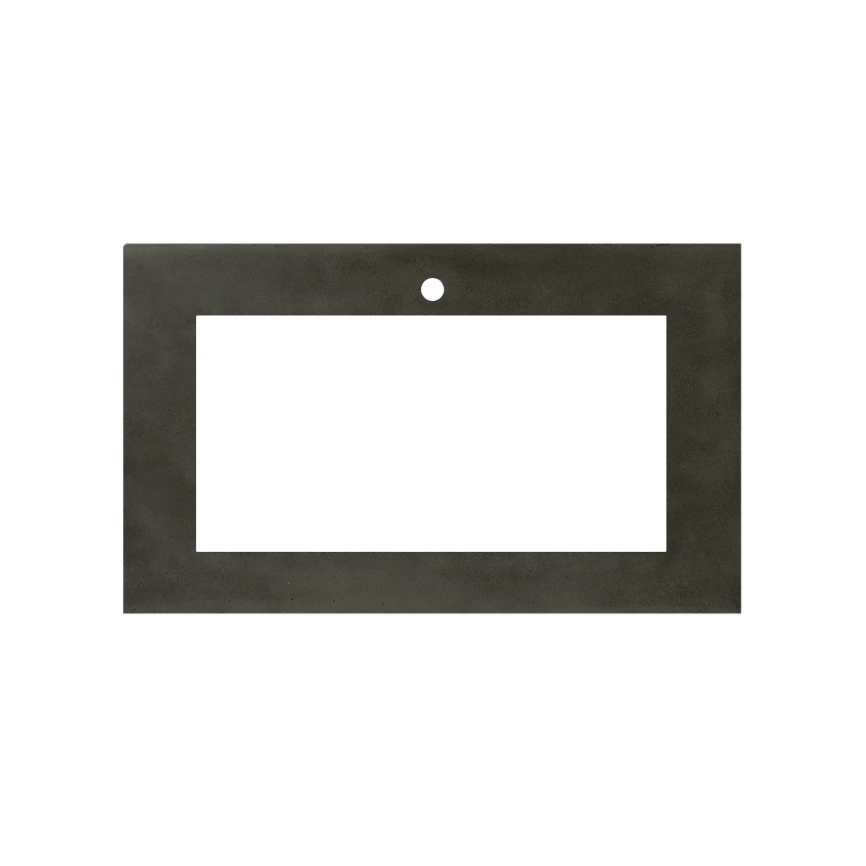 Native Trails 36" NativeStone Vanity Top, Slate, 28x14 Cutout for Trough with Single or No Faucet Hole, VT36-T2814-S-1
