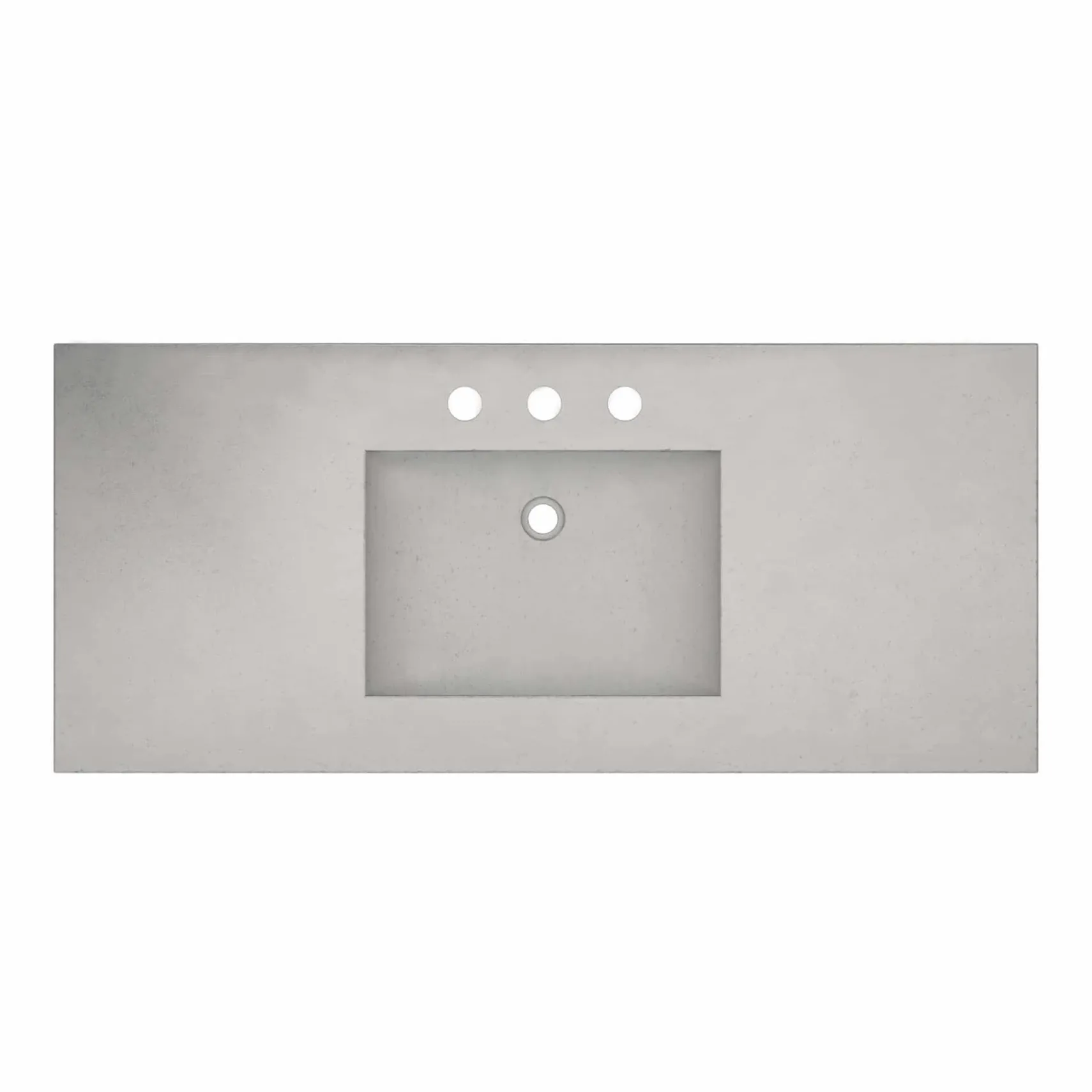 Native Trails 48" NativeStone Palomar Vanity Top with Integral Sink in Ash - 8" Widespread Cutout, NSVNT48-A