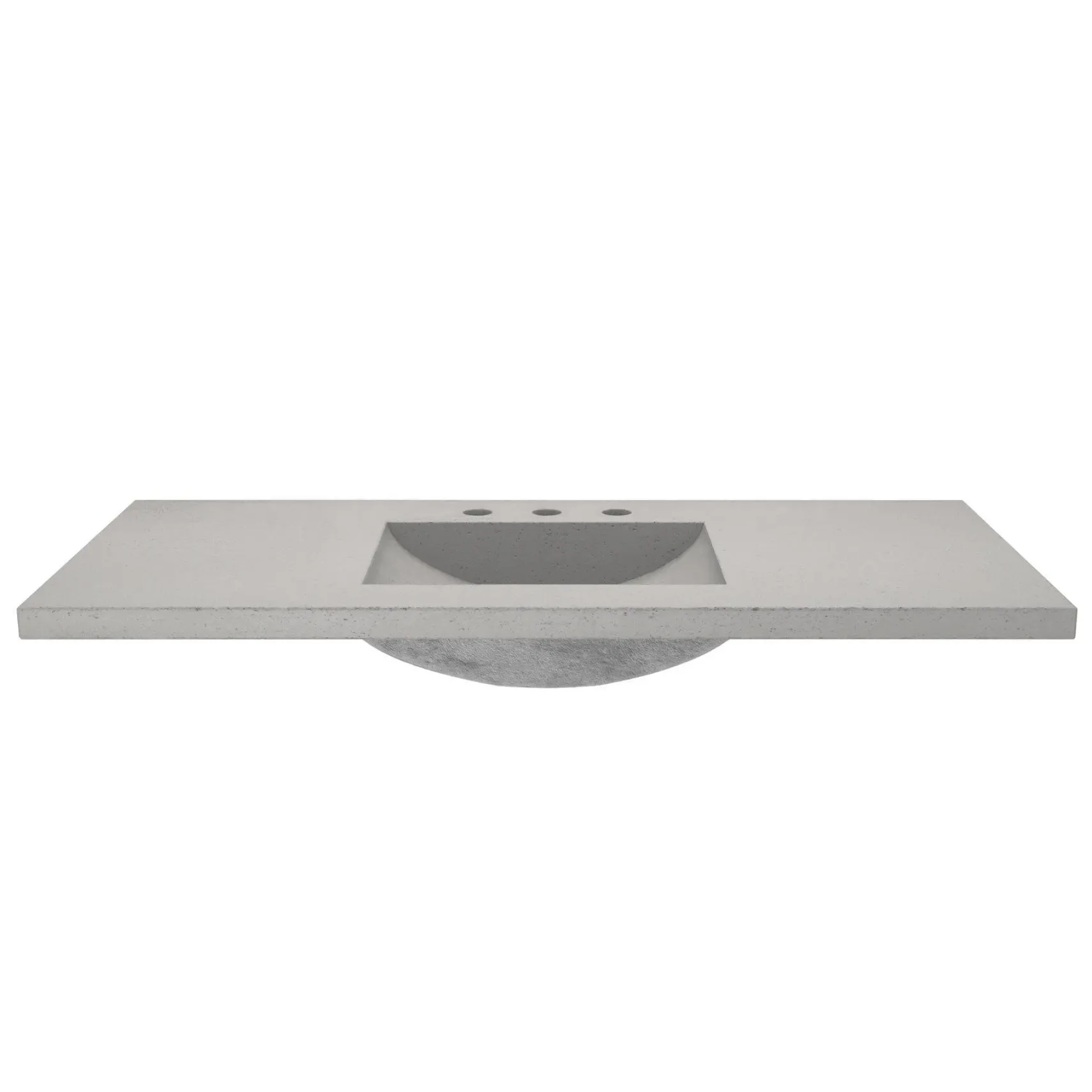 Native Trails 48" NativeStone Palomar Vanity Top with Integral Sink in Ash - 8" Widespread Cutout, NSVNT48-A