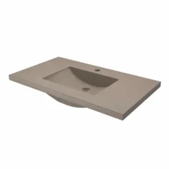 Native Trails 36" NativeStone Palomar Vanity Top with Integral Sink in Earth - Single Faucet Cutout, NSVNT36-E1